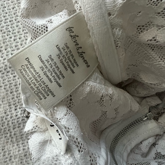 For Love and Lemons Lou lace bustier top - Picture 3 of 5